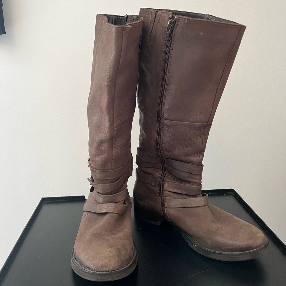 Valentino leather moto boot size 8.5
